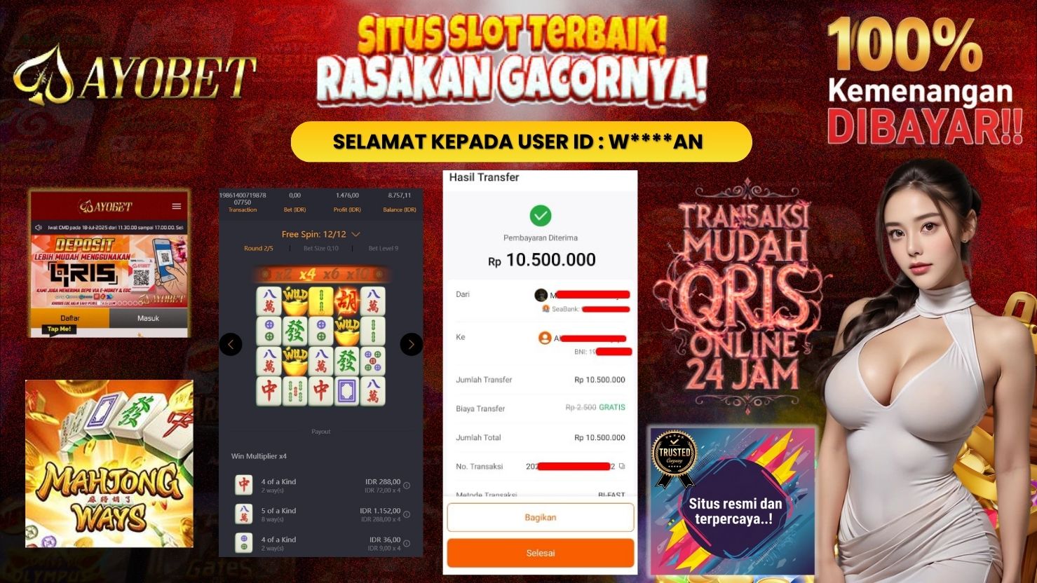 AYOBET JACKPOT SLOT MAHJONG WAYS